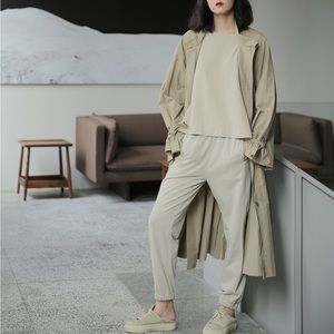 NWOT | Ripped-edge Trench Coat | Independent Designer | XS